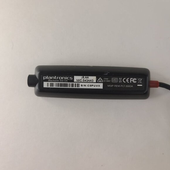 Plantronics Poly Blackwire USB Stereo Headset 325T + QD Volume Control - Picture 8 of 8